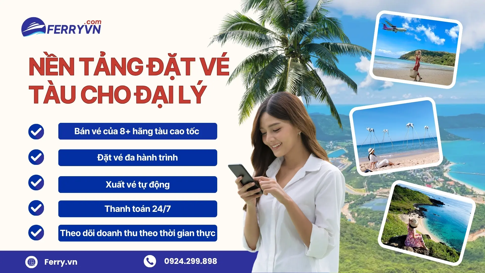 Giới thiệu phần mềm bán vé tàu Ferry.vn